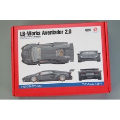 1/24 LB-Works Aventador 2.0 Full Detail Kit