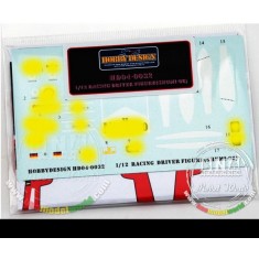 1/12 Racing Driver Figure Decals (Shumi-2006) 