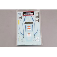 1/24 McLaren MP4-12C GT3 "Gulf" #21 Macau GT 2011 Decals for Fujimi kit