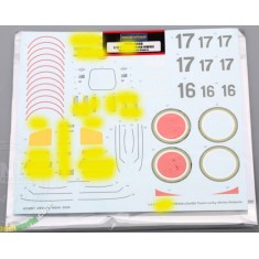 1/12 Yamaha YZR500 (OW98) Team Lucky-Strike Roberts Decals for Hasegawa kit