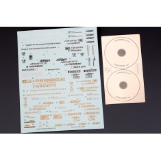 1/18 Lamborghini LP700 Logo for Hobby Design kit HD03-0401 (PE+Decals)