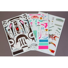 1/24 Mercedes-AMG GT3 Racing 2016 Miku Decals for Tamiya kits