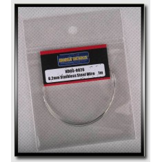 Stainless Steel Wire (Diameter: 0.2mm, Length: 1 meter)