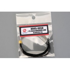 0.4mm Braided Line (black, length: 2m)