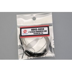 0.6mm Braided Line (black, length: 2m)