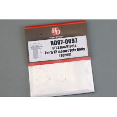 1/12 Motorcycle Body 1.2mm Rivets