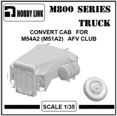 1/35 M800 Cab Conversion Set for AFV Club M54A2 Kit