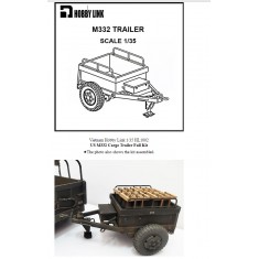 1/35 US M332 Cargo Trailer Full Resin kit