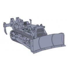 1/35 Vietnam War D9G Early US Army Corps of Engineers Bulldozer
