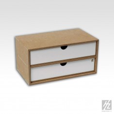 Drawers Module - 2 Drawers (Dimensions: 30cm x 15cm x 15 cm)