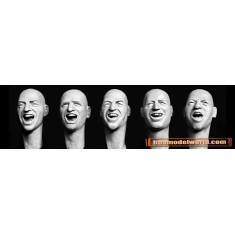 1/35 5x Bare Heads with Jubilant faces