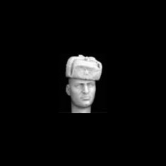 1/35 Head with WWII Soviet Style Ushanka Winter Cap Vol. 3