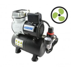 Airbrush Compressor (pump) with Cooling Fan and Tank