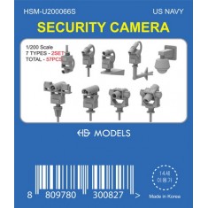 1/200 US Navy Scurity Camera Set For Warships (57pcs)