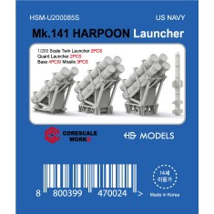 1/200 US Navy Mk.141 Harpoon Missile Launchers (4pcs)