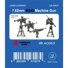 1/200 US Navy M240 Machine Guns (16pcs)