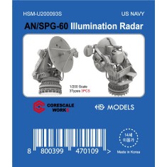 1/200 US Navy AN/SPG-60 Illumination Radars (3pcs)