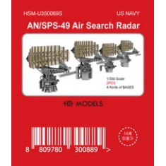 1/350 US Navy AN/SPS-49 Air Search Radar (2pcs)