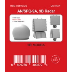 1/350 US Navy AN/SPQ-9A, 9B Radar