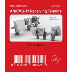 1/350 US Navy AN/SMQ-11 Receiving Terminal (6pcs)