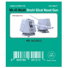 1/700 US Navy MK-45 Mod-4 5inch/ 62 Cal Naval Gun (4pcs)