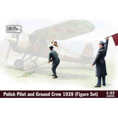 1/32 Polish Pilot and Ground Crew 1939 Figure Set