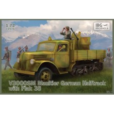 1/72 German Halfrtack V3000S/SSM Maultier with Flak 38