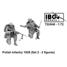1/72 Polish Infantry 1939 Set #2 (2 figures)