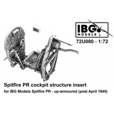 1/72 Spitfire PR Cockpit Structure Insert Up-Armoured (Post April 1940) for IBG kits