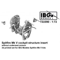 1/72 Spitfire Mk V Cockpit Structure Insert (without underseat armour) for IBG kits