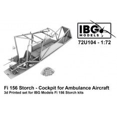 1/72 Fieseler Fi 156 Storch Ambulance Aircraft Cockpit for IBG Kit