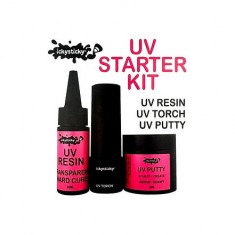 UV Starter Kit: Resin, Putty, Led Torch