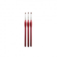 Synthetic Flat Paint Brush Set (3pk: 3, 4, 5)