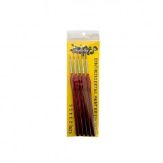 Synthetic Paint Brush Set (5pk: 2, 3, 4, 5, 6)
