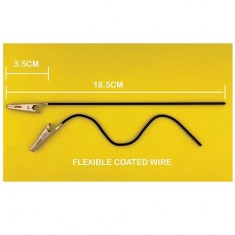 Flexible Alligator Clips Metal (10pcs)