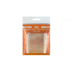 Medium Cotton Swabs (50pcs: 25x triangular, 25x round)