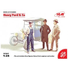 1/24 Henry Ford & Co (3 Figures)