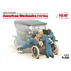 1/24 US Mechanics 1910s (3 figures)
