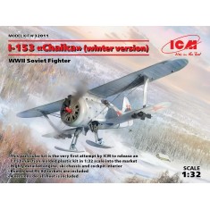 1/32 WWII Soviet Fighter I-153 (winter version)