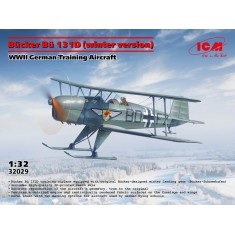 1/32 WWII German Bucker Bu 131D (winter version) Training Aircraft