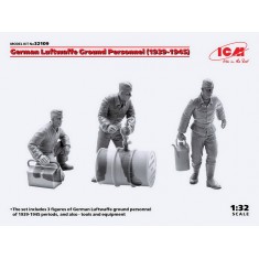 1/32 German Luftwaffe Ground Personnel 1939-1945 (3 figures)