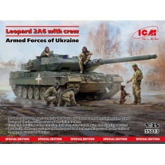 1/35 Leopard 2A6 with Crew, Armed Forces of Ukraine