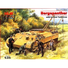 1/35 Bergepanther w/German Tank Crew (1 Model kit with 4 Figures)