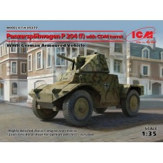 1/35 WWII German Armoured Vehicle Panzerspahwagen P 204 (f) w/CDM Turret
