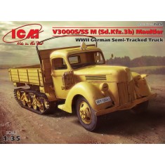 1/35 WWII German Semi-Tracked Truck V3000S/SS M (Sd.Kfz.3b) Maultier