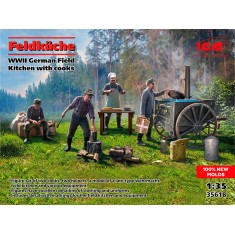 1/35 Feldkuche - WWII German Field Kitchen with Cooks