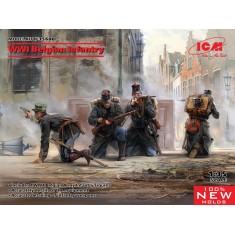 1/35 WWI Belgian Infantry (4 figures)
