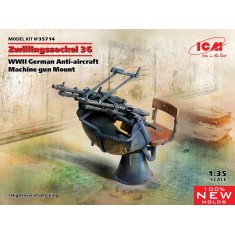 1/35 WWII German Anti-aircraft Machine Gun Mount