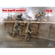 1/35 WWI German Assault (Sturmtruppen) "Forward Attack!"