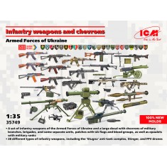 1/35 Ukraine Armed Forces Infantry Weapons and Chevrons